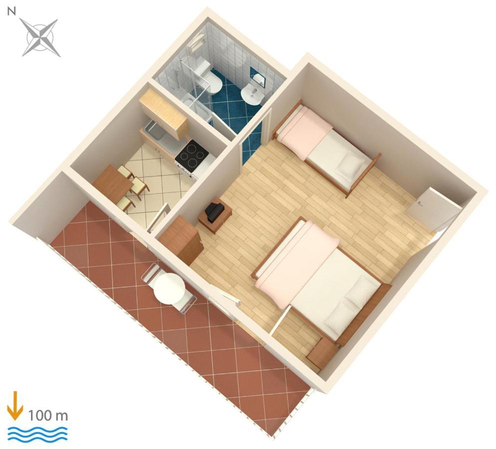 Apartments By The Sea Podaca, Makarska - 6874 Εξωτερικό φωτογραφία
